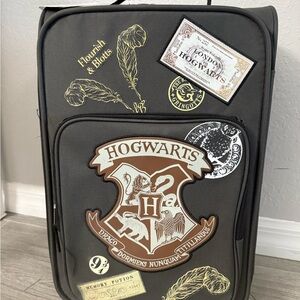 Hogwarts Themed Black Suitcase